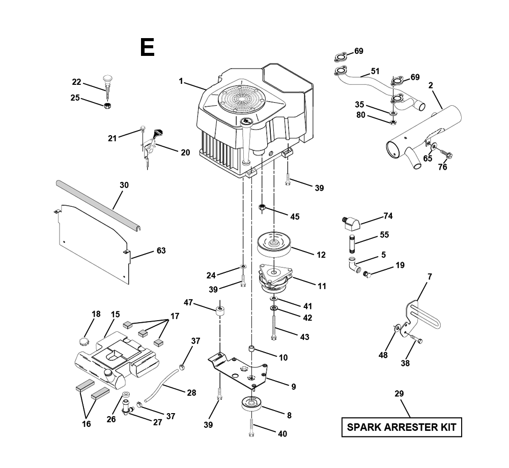 GTH 225-(954140103A)-Husqvarna-PB-4Break Down